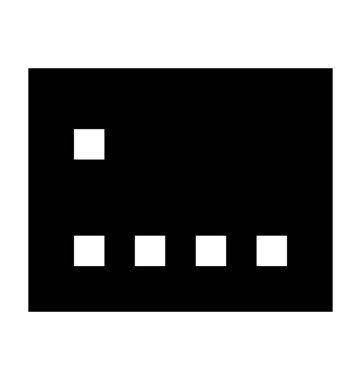 Kredi kartı düz vektör simgesi