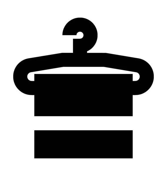 Handtuchhalter Flache Vektor Symbol — Stockvektor