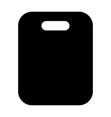 Kesme tahtası düz vektör simgesi