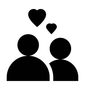 Çift Düz Vektör Simgesi