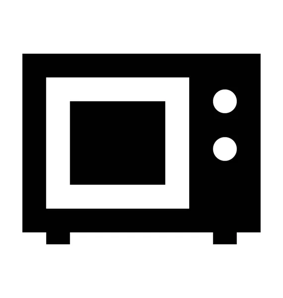Vlakke Oven Vectorpictogram — Stockvector