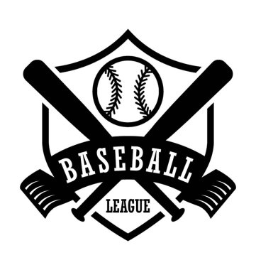 Beyzbol kalkan düz vektör simgesi