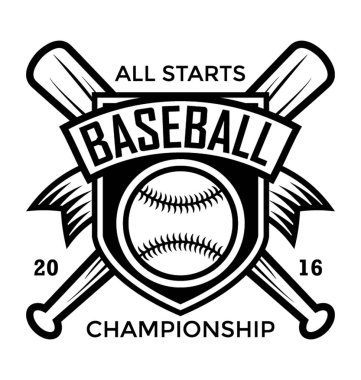 Beyzbol Şampiyonası düz vektör simgesi