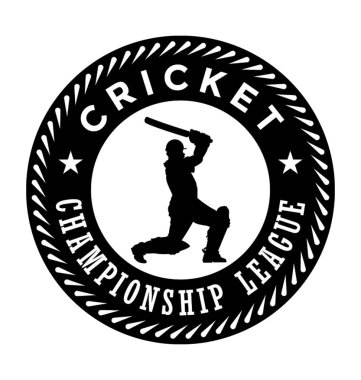 Kriket Ligi düz vektör simgesi