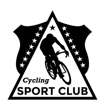 Club düz vektör simge Bisiklete binme