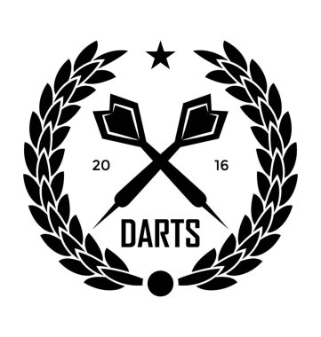 Club düz vektör simgesi Boğa göz