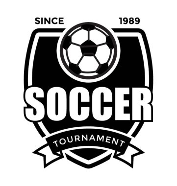 Futbol futbol düz vektör simgesi