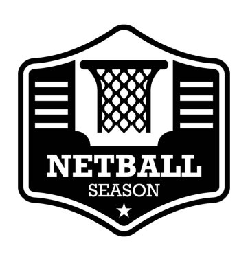Netball sezon vektör simgesi