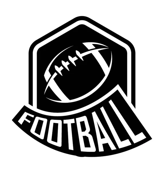 Football Flat Vector Icon — Stock Vector