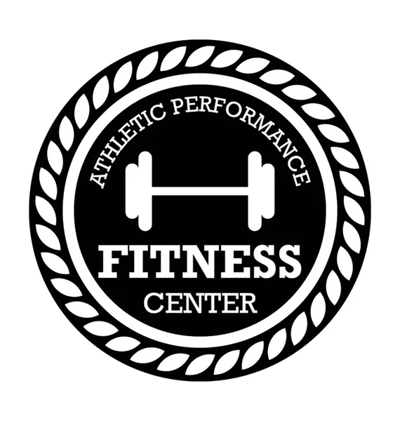 Fitness Center Flache Vektor Symbol — Stockvektor