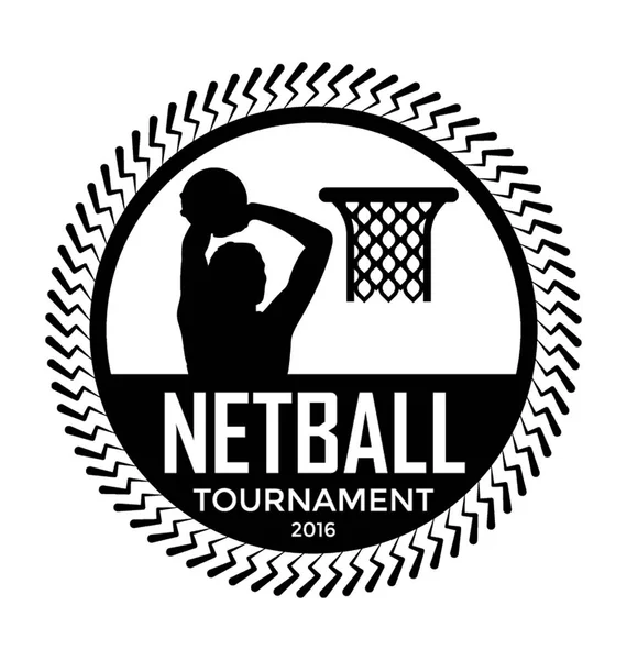 Ikone Des Netball Turniers — Stockvektor