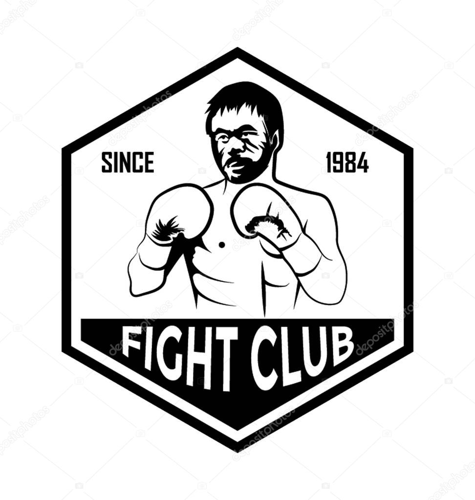 Fight Club Flat Vector Icon