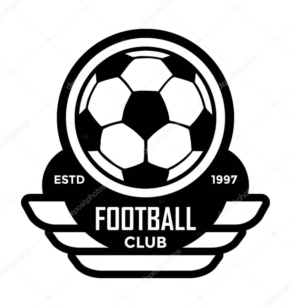 Football Club Flat Vector Icon