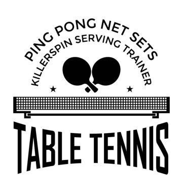 Tenis eğitim düz vektör simgesi