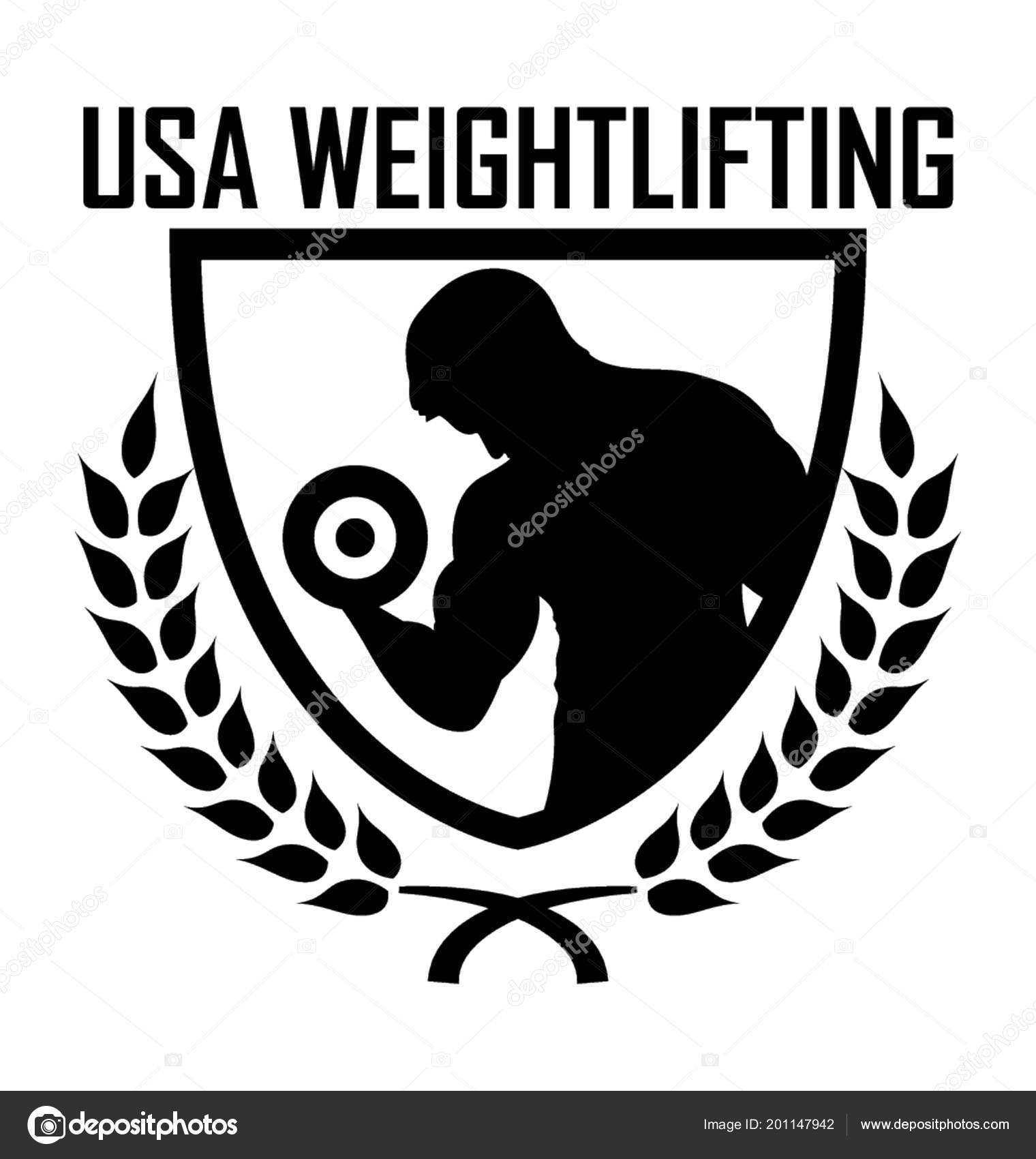 Usa Weightlifting Vector Icon Stock Vector Image by ©creativestall