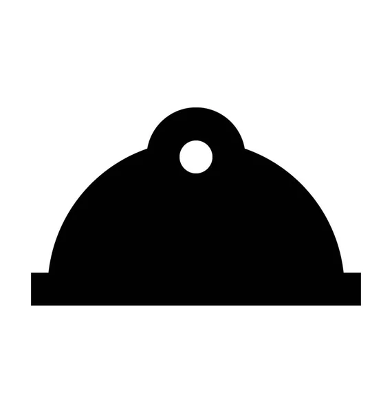 Gruvan Cap Platt Vektor Symbol — Stock vektor