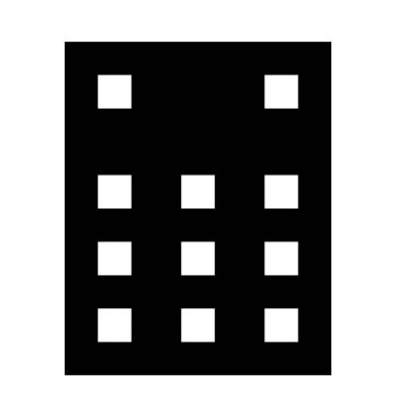 radyo düz vektör simgesi