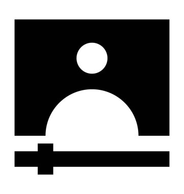 Video düz vektör simge oynamak