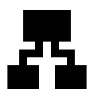 Site Haritası düz vektör simgesi