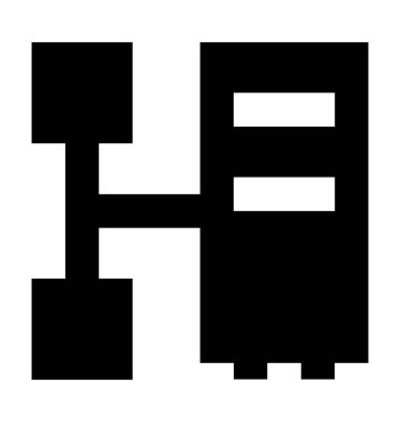 Ağ paylaşımı düz vektör simgesi