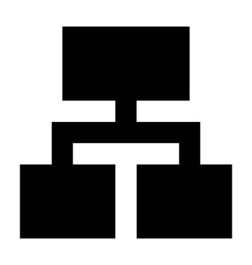 Site Haritası düz vektör simgesi