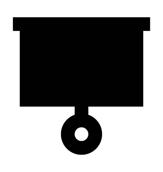Blädderblock Platt Vektor Symbol — Stock vektor