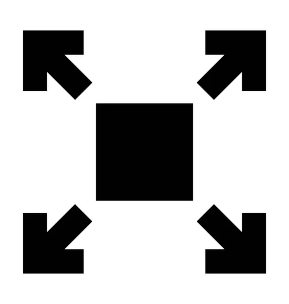 Netzwerk Flache Vektor Symbol — Stockvektor