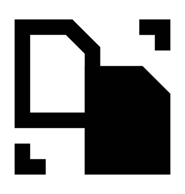 Dosya paylaşımı düz vektör simgesi