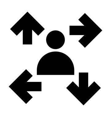 Affiliate pazarlama düz vektör simgesi