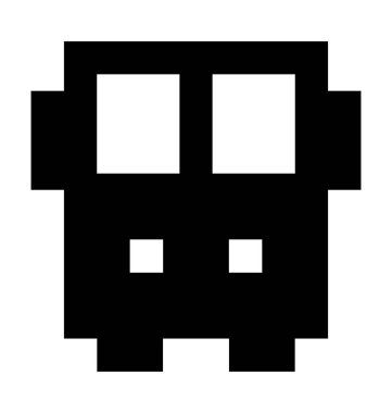 Otobüs Düz Vektör Simgesi