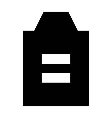 Pano düz vektör simgesi