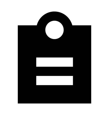 Pano düz vektör simgesi