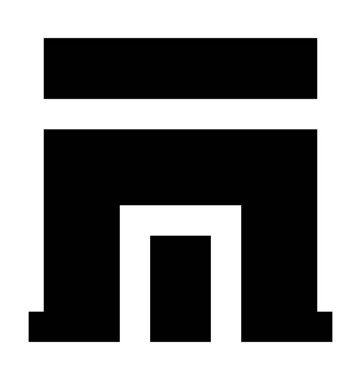 dükkan düz vektör simgesi