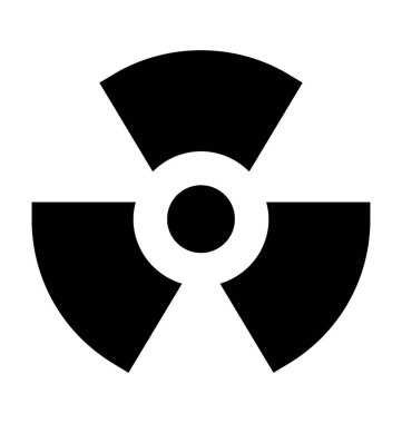 Toksik düz vektör simgesi