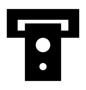 Nakit para çekme düz vektör simgesi