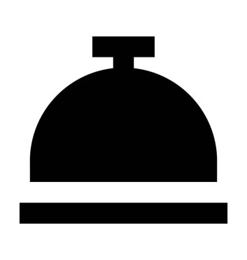 Tabağı düz vektör simgesi