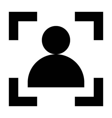 Görüntü düz vektör simgesi