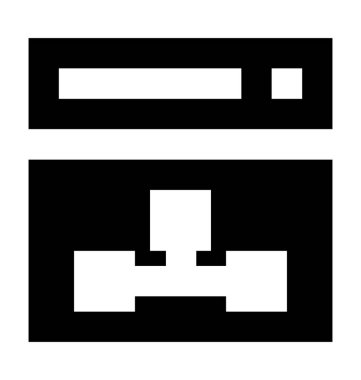 hiyerarşi düz vektör simgesi