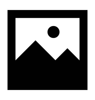 fotoğraf düz vektör simgesi