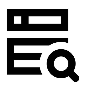 Arama Web düz vektör simgesi