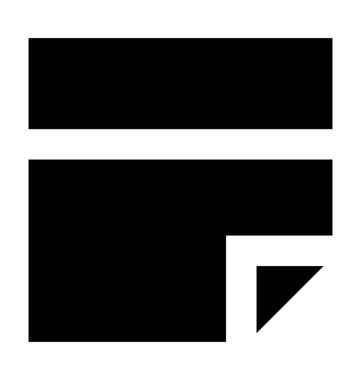 Web dosya düz vektör simgesi