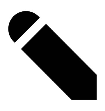 Kurşun kalem vektör simgesi 