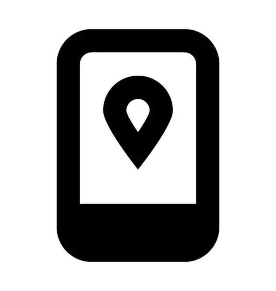 Dispositivo Gps Icono Vector Plano — Vector de stock