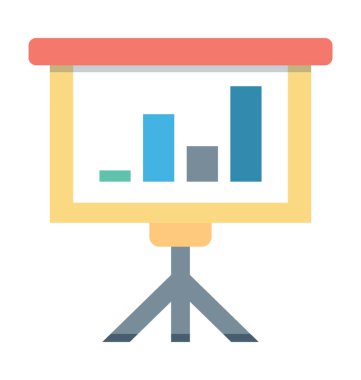 Sunuyu renkli vektör simgesi