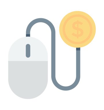 Fare renkli vektör simgesi