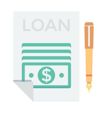 Kredi kağıt renkli vektör simgesi