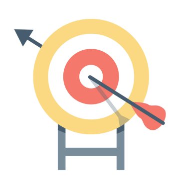 Renkli vektör simgesi boğa göz