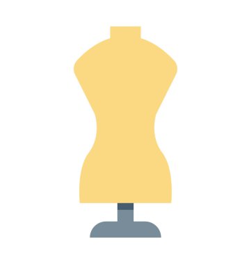 Bez Stand renkli vektör simgesi