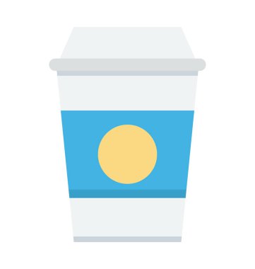 Suyu Kupası renkli vektör simgesi