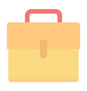 Evrak Çantası'nı renkli vektör simgesi